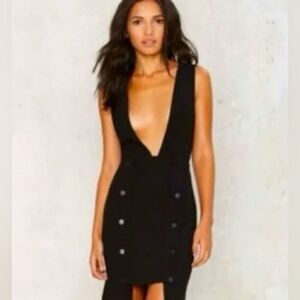 AQ AQ Edge Deep Plunge mini Party Dress Size 2